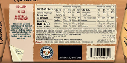 , Chocolate Bar Dark Almond Butter, 3.2 Oz