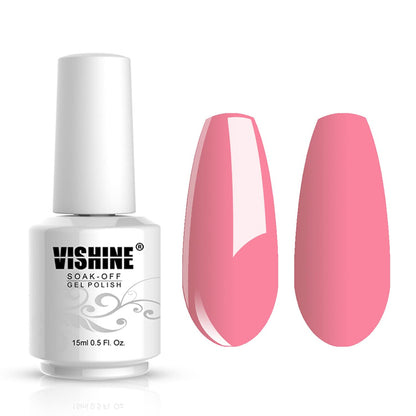 Nail Salon UV Manicure Polish Soak Off Gel Polish Nail Art Glitter White Smoke(788)