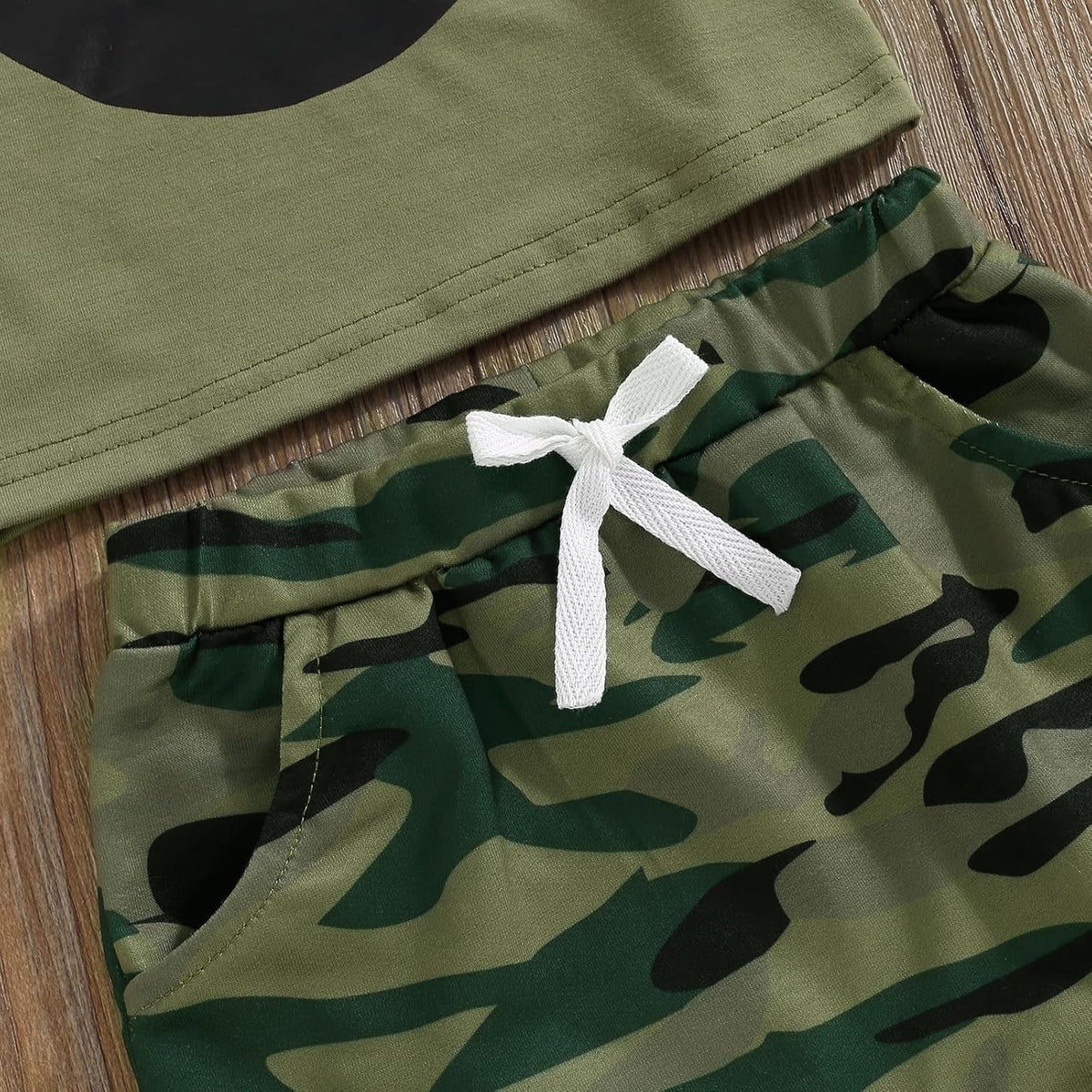 Summer Toddler Infant Boy Clothes Short Sleeve T Shirts Tops Camouflage Shorts Set Cute Baby Boy Outfits