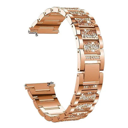 For Apple Watch Band 40mm 44mm 38mm 42mm women Diamond Band for Apple Watch series 6 5 4 3 2 1 iWatch bracelet stainless steel strap For Fitbit Charge 2/3/4 Blaze/Fitbit Versa Lite