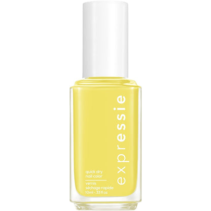 Expr Quick-Dry Nail Polish, 8-Free Vegan, Sk8 with Destiny, Vibrant Yellow, Curbside Pick Me Up, 0.33 Ounce