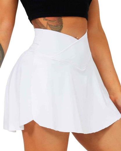 Women Tennis Skirts with Pockets High Waisted Golf Skirts Athletic Skorts Pleated Mini Skirt Workout Sport Pickleball