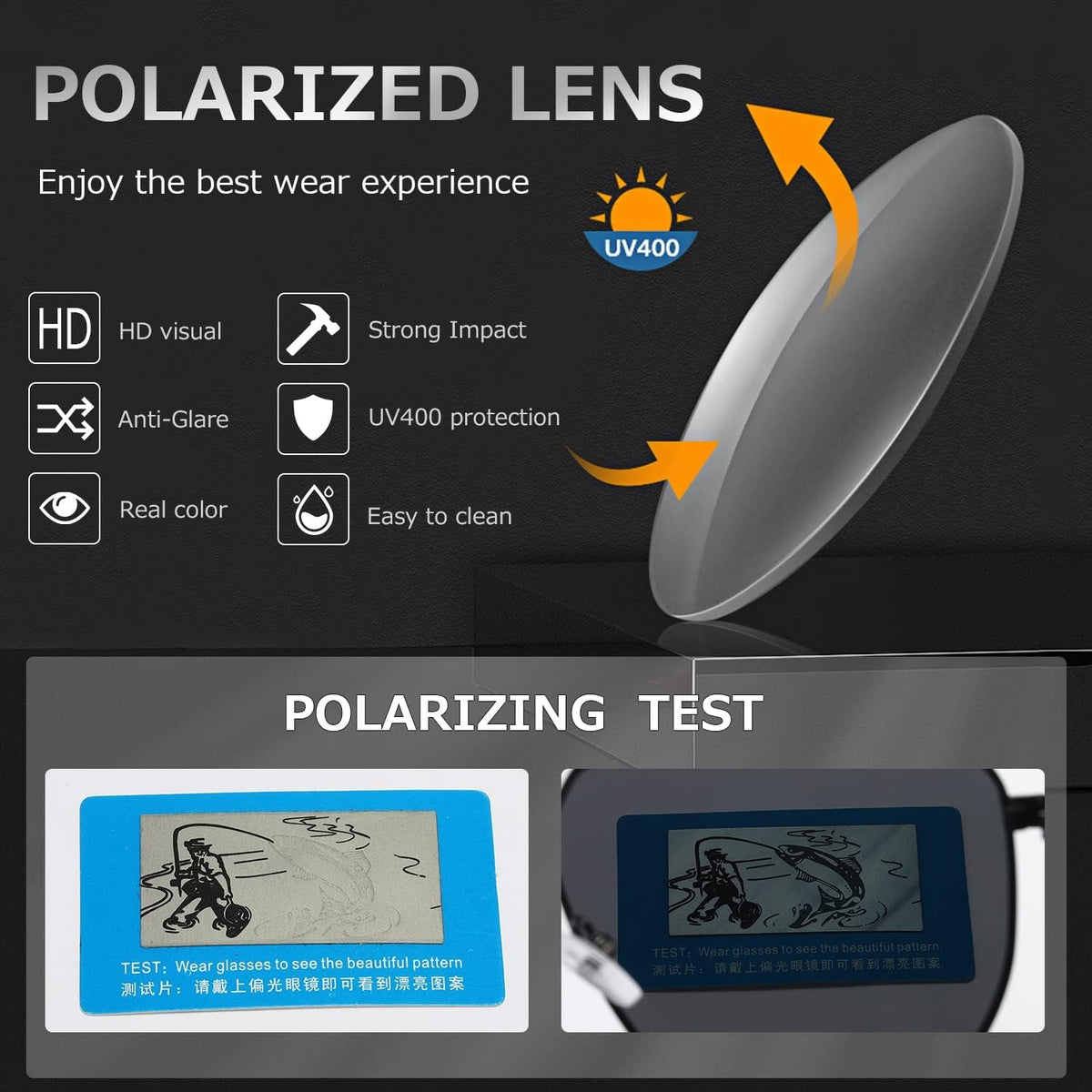 Polarized Sunglasses Womens Men Retro Oversized Square Vintage Shades Classic Large Metal Sun Glasses K1221