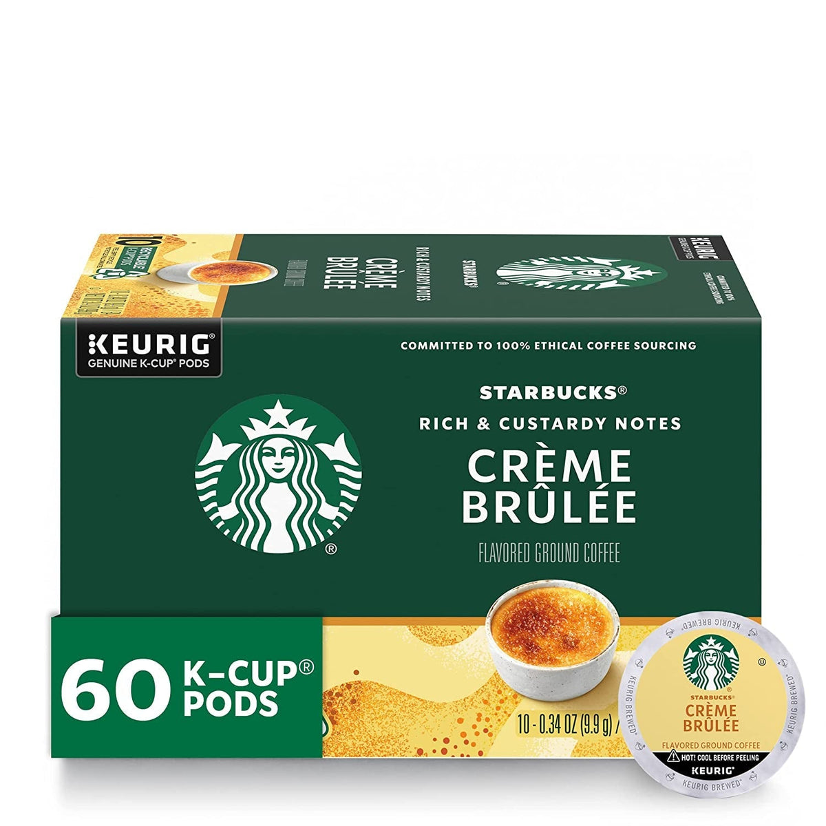 K-Cup Coffee Pods, Medium Roast Coffee, Pike Place Roast for Keurig Brewers, 100% Arabica, 6 boxes (60 pods total)