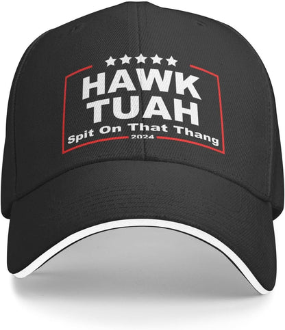 Hawk Tush Hat Hawk Tush Spit on That Thing Hat for Women Funny Baseball Hat Funny Gifts for Women, Black-2