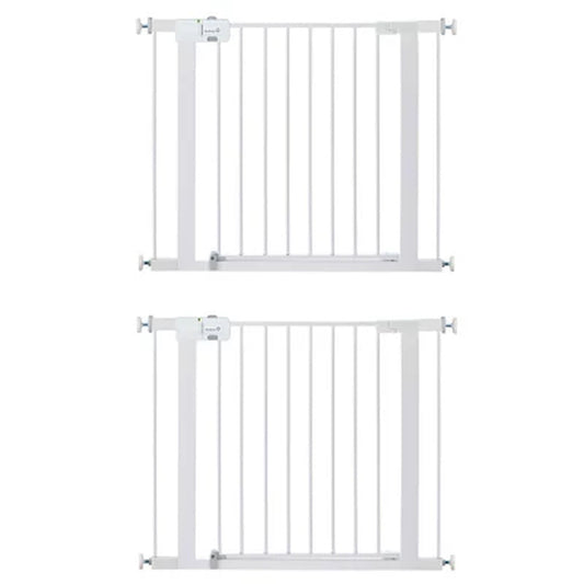 Safety 1St Easy Install Walk-Through Gate, 38" X 28", White, Choose Pack Size