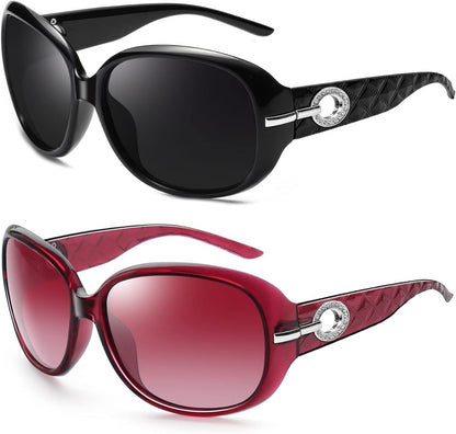 Big Sunglasses for Women Oversized Shades for Women Trendy Large Rectangle Sun Glasses UV Protection Sunnies