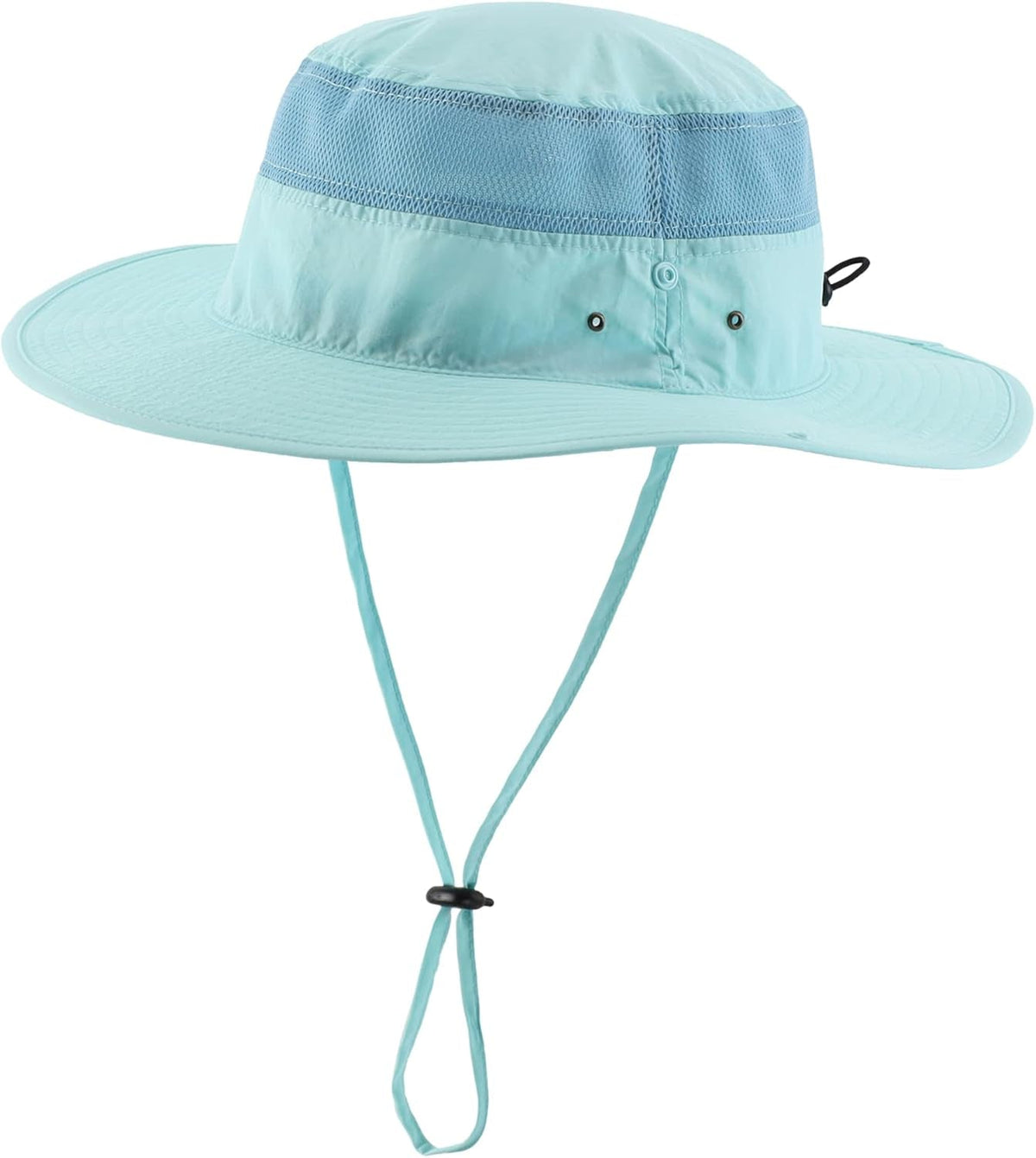 Wide Brim Sun Hat for Men Breathable Cowboy Boonie Hat UPF 50+ Sun Protection Bucket Hat for Fishing Hiking