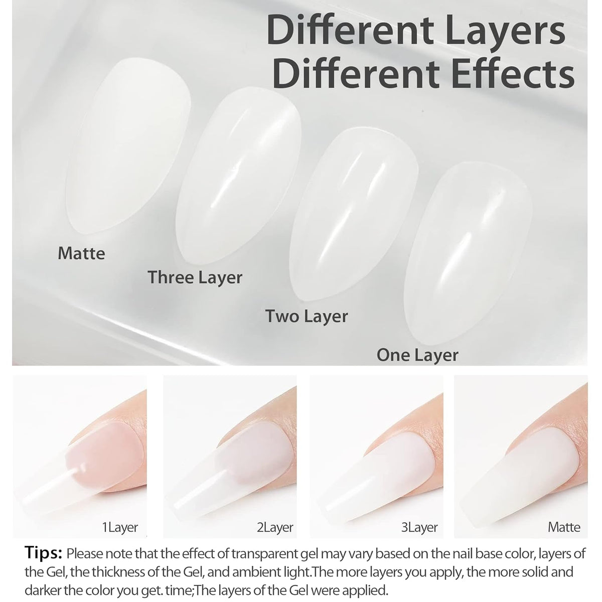 Milky White Gel Nail Polish 15ml Nude Gel Polish Clear Jade White Translucent Soak Off U V Sheer Neutral Gel Nail French Manicure for Nail Art Gel 0.5Oz
