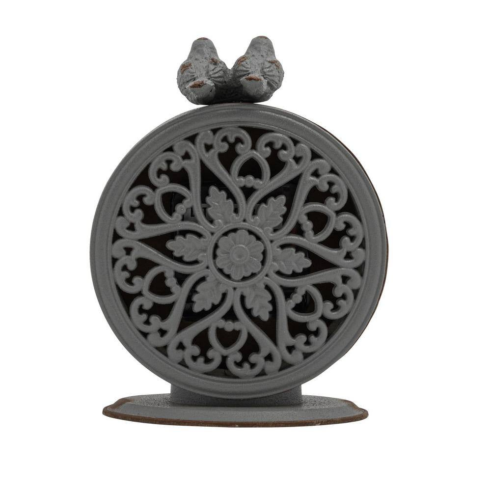 Two Birds round Table Clock