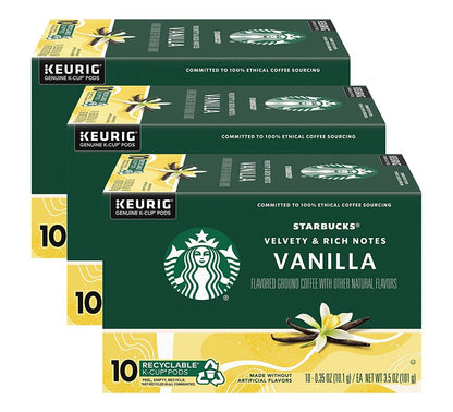 K-Cup Coffee Pods, Medium Roast Coffee, Pike Place Roast for Keurig Brewers, 100% Arabica, 6 boxes (60 pods total)