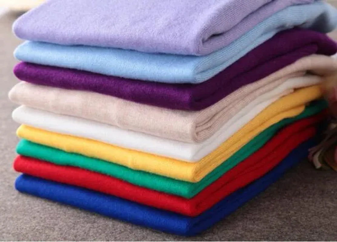 18 Colors Wool Pure Cashmere Sweater Women Soft Pullovers O-Neck Pull Femme Long Sleeve Sweaters Pullovers