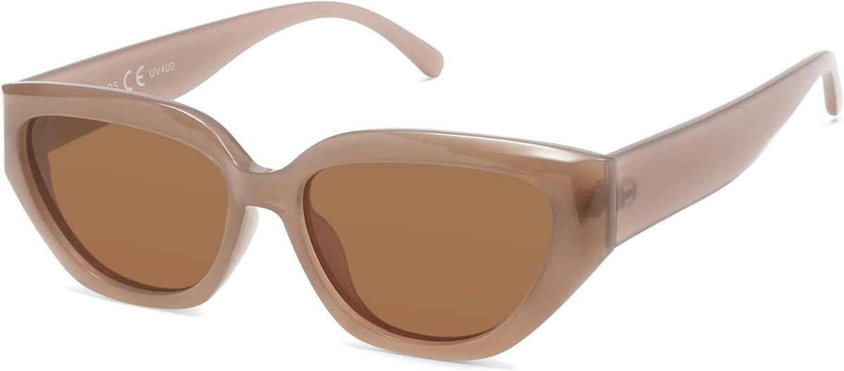 Trendy Cute Cat Eye Polarized Sunglasses for Women Fashion Cateye Womens Sunnies SJ2237