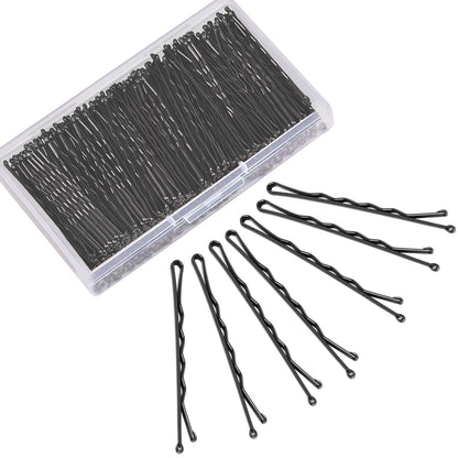 240 Pcs Bobby Pins Black,  2.2 Inches Bobby Hair Pins for All Hair with Box