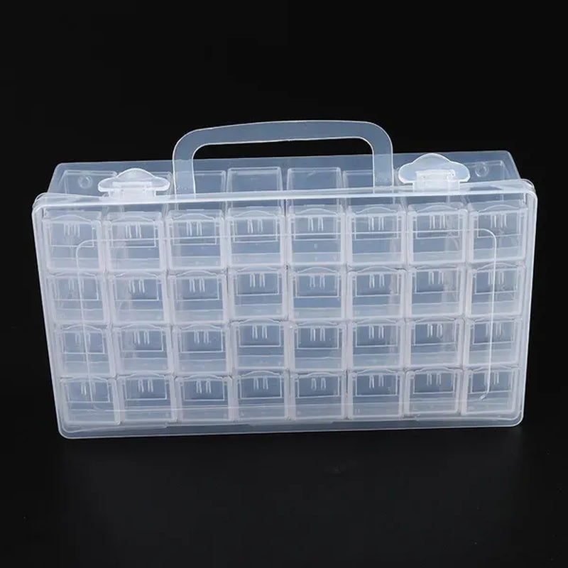 56/48/40/32/12 Diamond Painting Tools Accessories Beads Container Rhinestone Diamond Embroidery Stone Storage Convenience Box