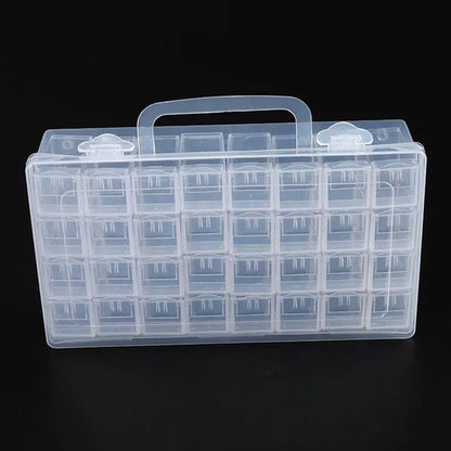 56/48/40/32/12 Diamond Painting Tools Accessories Beads Container Rhinestone Diamond Embroidery Stone Storage Convenience Box