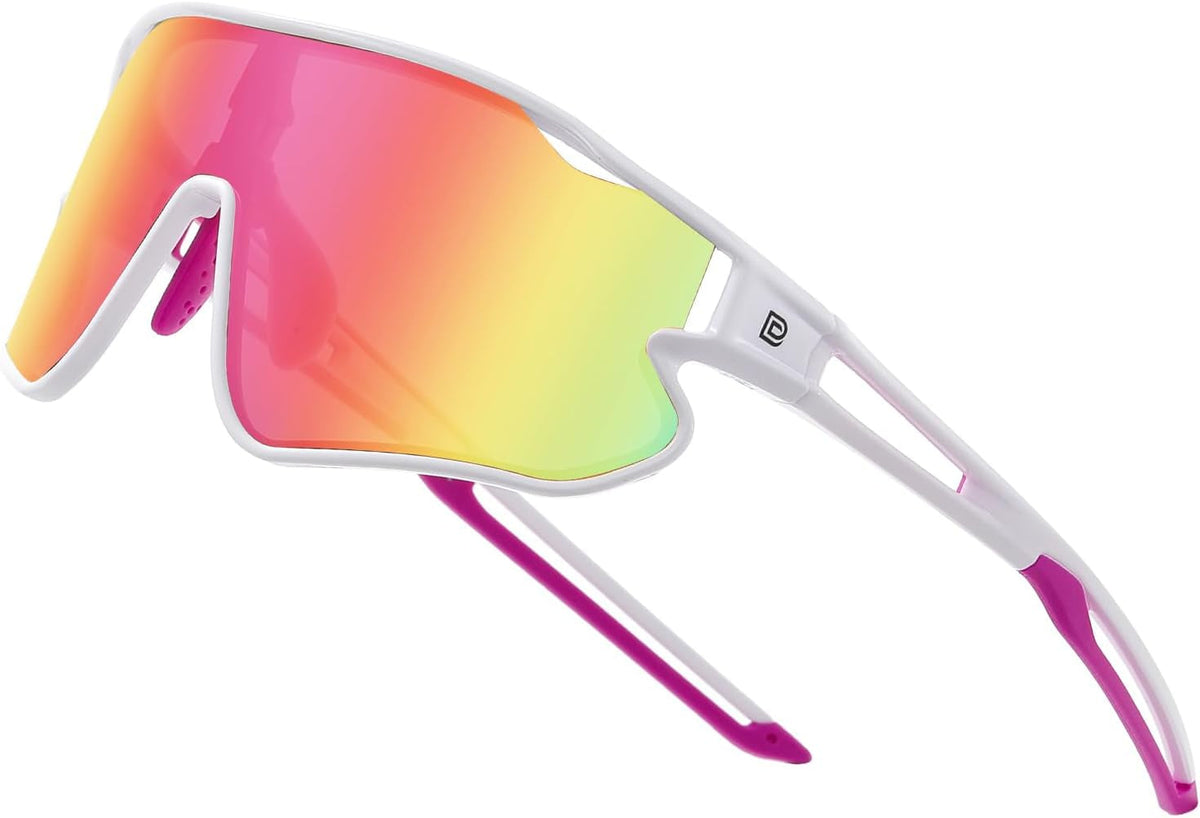 Kids Sunglasses Youth Baseball Sun Glasses Lightweight TR90 Frame UV400 Sports Cycling Shades for Boys Girls DK268