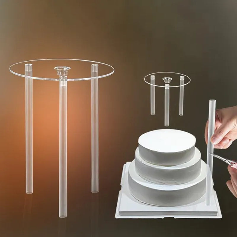 4/6/8/10inch Multi-layer Cake Stand Suspended Gasket Support Frame Round Dessert Support Spacer Piling Bracket Baking Tools