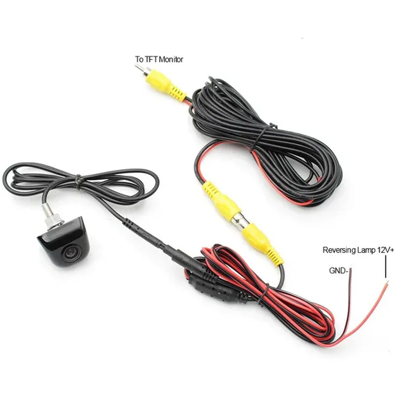 HD Car Rearview Camera Night Vision Rear Camera IP68 Waterproof Car Camera 170 Degree Wide Angle Car Reverse Parking Camera