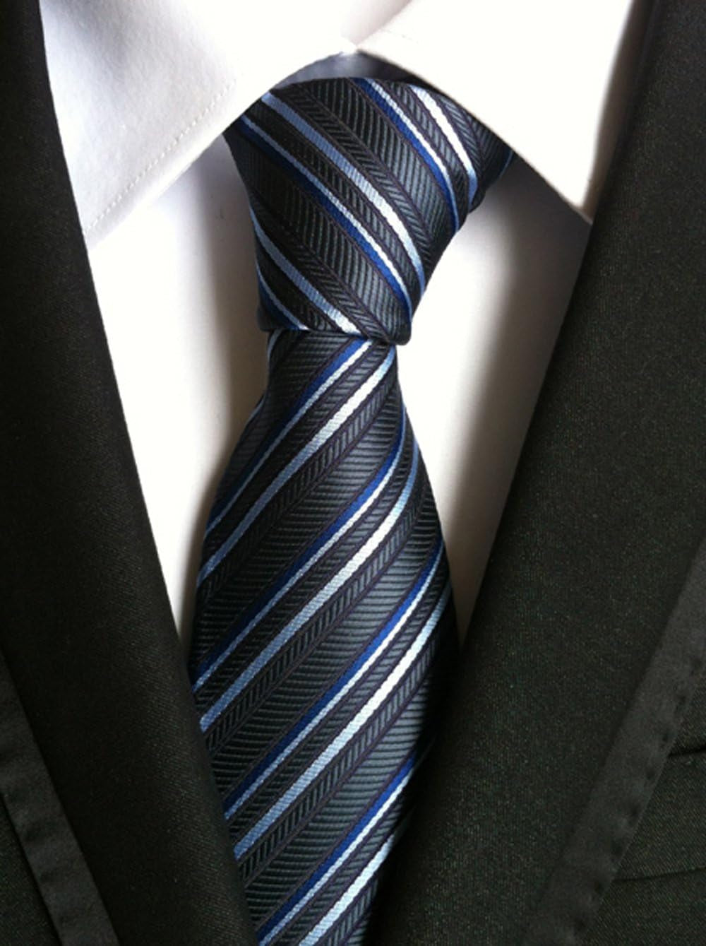 Lot 6 PCS Classic Men'S Silk Tie Necktie Woven JACQUARD Neck Ties
