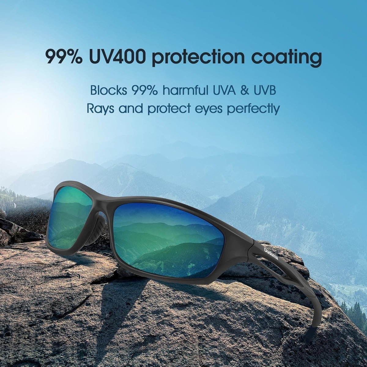 Polarized Sports Sunglasses for Men Women Running Cycling Fishing Golf Driving Shades Sun Glasses Tr90