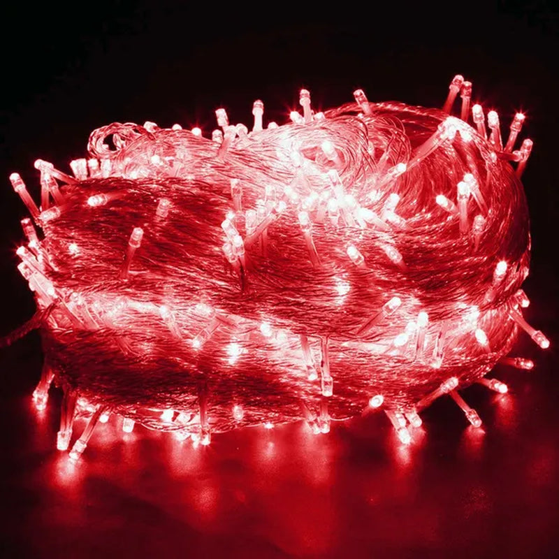 AC220V Chirstmas String Light 100 200 300 500 LEDS Fairy LED String Light Outdoor Waterproof 10M 20M 30M 50M String Light For Xmas Wedding Christmas Party Holiday