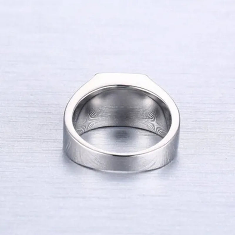 New Jewellery 925 Silver Filled Blue Sapphire Men Ring Set Gift Size 7/8/9/10/11/12/13/14