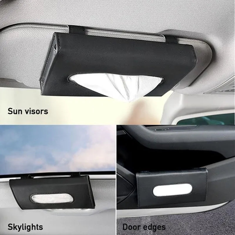 Car Tissue Box Holder Bling Bling Crystal Rectangular Napkin Holder Pumping Paper Case Dispenser for Home Office Car Accessories