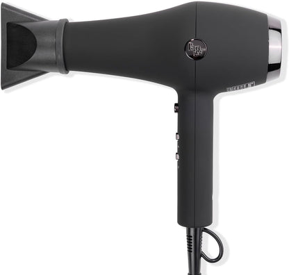 Soleil Professional Hair Dryer | 3 Heat Settings & 2 Airflow Settings | Cool Shot Locks-In Style | Professional Length Cord | Best Lightweight Hair for Smooth Blowouts (Black)