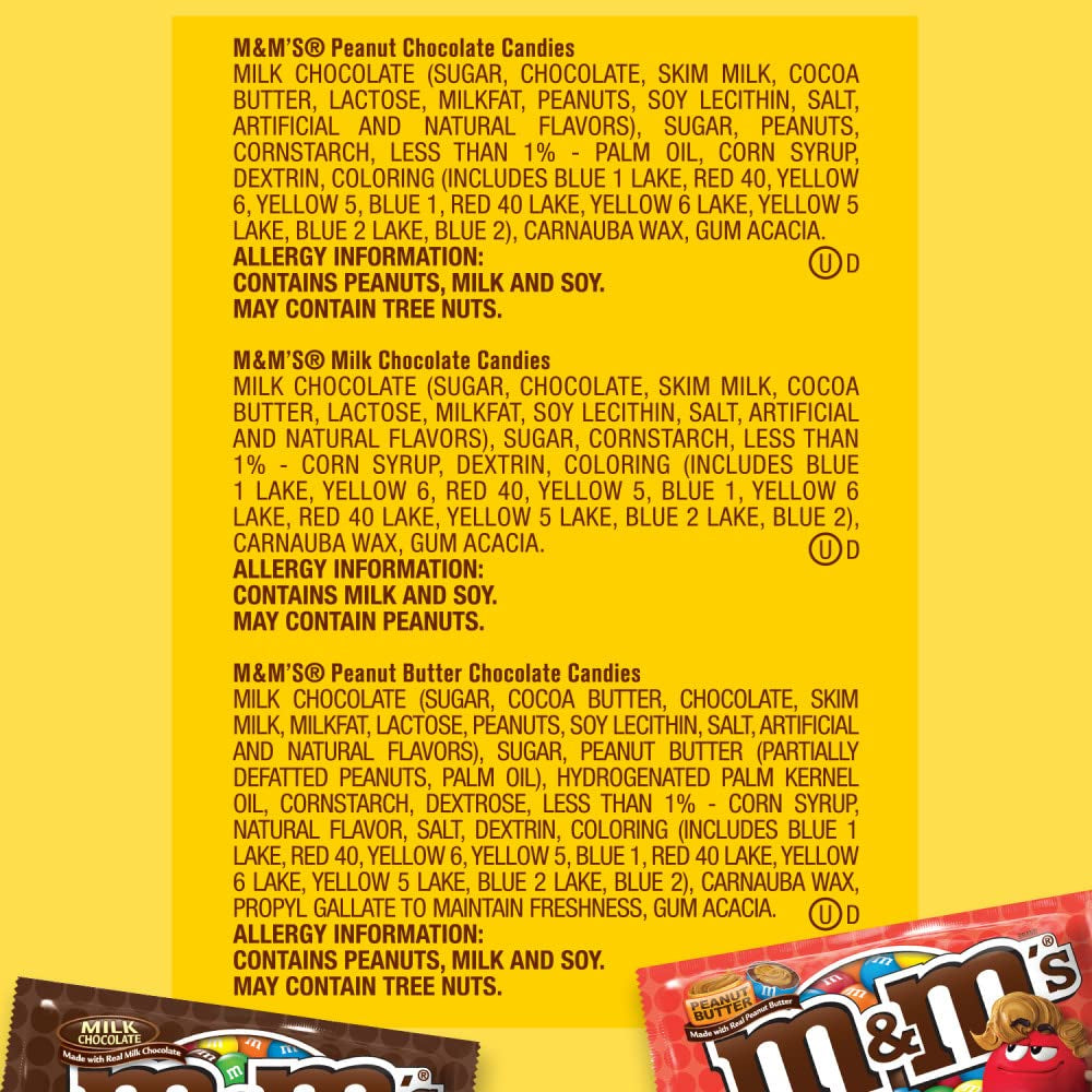 Milk Chocolate Candy, Variety Pack, Full Size, Pack of 18 Bulk Candy Chocolate
