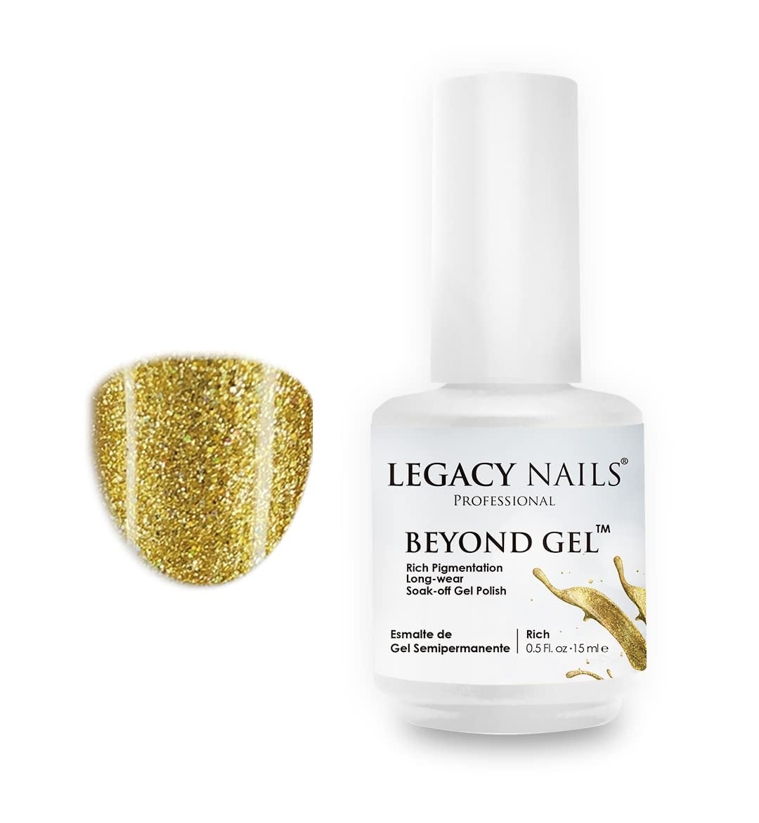 Professional Beyond Gel Soak-Off Nail Gel Polish Full Coverage Highly Pigmented Gel Nail Polish (BEYOND GEL - BEIGE 1/2 OZ)