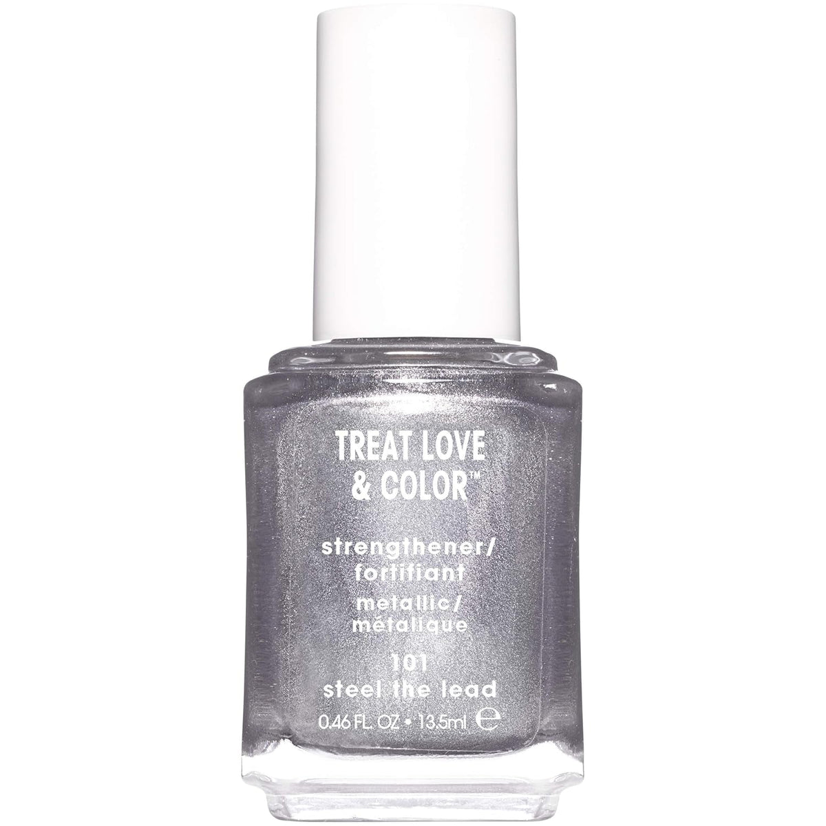 Treat Love & Color Nail Polish for Normal to Dry/Brittle Nails, Steel the Lead, 0.46 Fl. Oz.