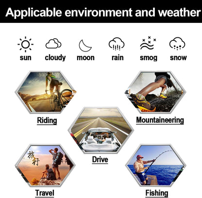 Polarized Photochromic Driving Z87 Sunglasses for Men Women Day and Night Safety Glasses