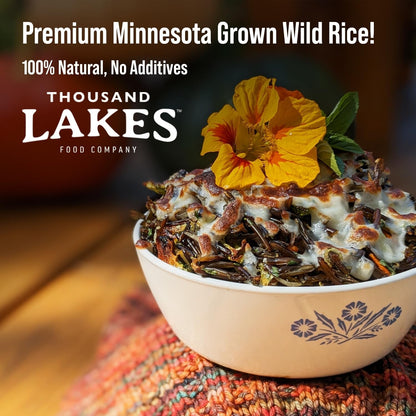 Minnesota Grown Wild Rice - Bulk - 5 Pounds | 100% All Natural