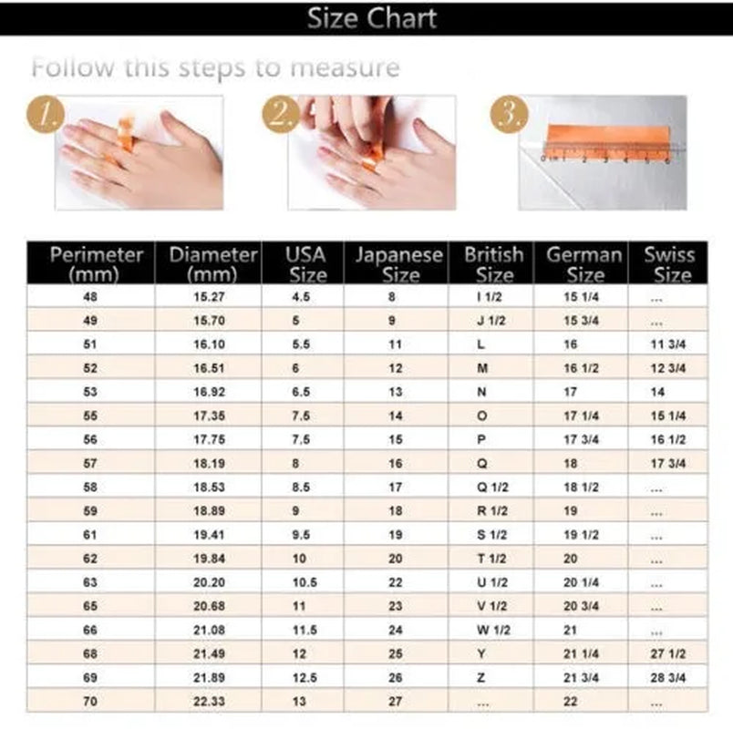 925 Sterling Silver Round CZ Zircon Ring Sets for Women Wedding Engagement Rings Set New Fashion Jewelry Size 5-12
