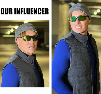 Mens Sports Polarized Sunglasses UV Protection Sunglasses for Men 8177S