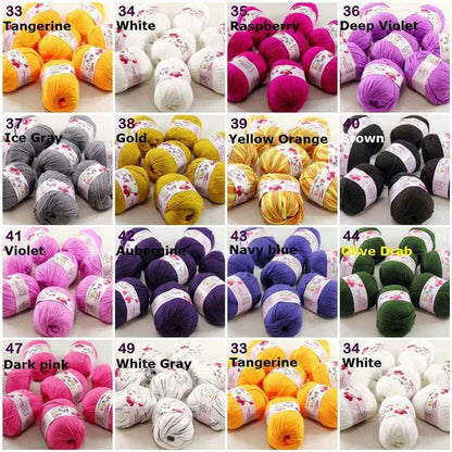 Sale New 300g/882y Soft Cashmere Silk wool Hand Knitting baby Yarn Baby pink  1831