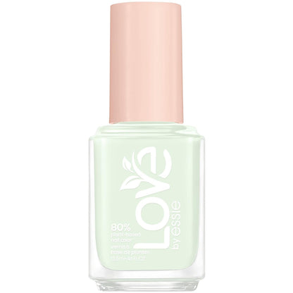 LOVE by  Nail Polish, 80% Plant-based, Salon-Quality, Vegan, White, Blessed Never Stressed, 0.46 Fl Oz