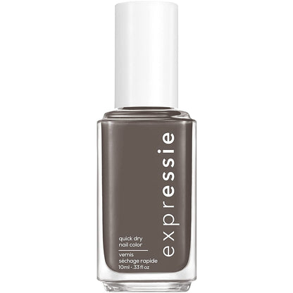 expr, Quick-Dry Nail Polish, 8-Free Vegan, Translucent Lavender Gray, Skip The Track, 0.33 fl oz