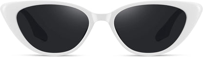 Retro Vintage Narrow Cat Eye Sunglasses for Women Men 90s Small Chic Style Trendy Sunnies UV400 Protection FZN7514
