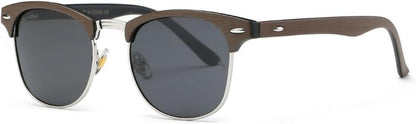 Polarized Sunglasses For Women And Men Semi Rimless Frame Retro Sun Glasses AE0369