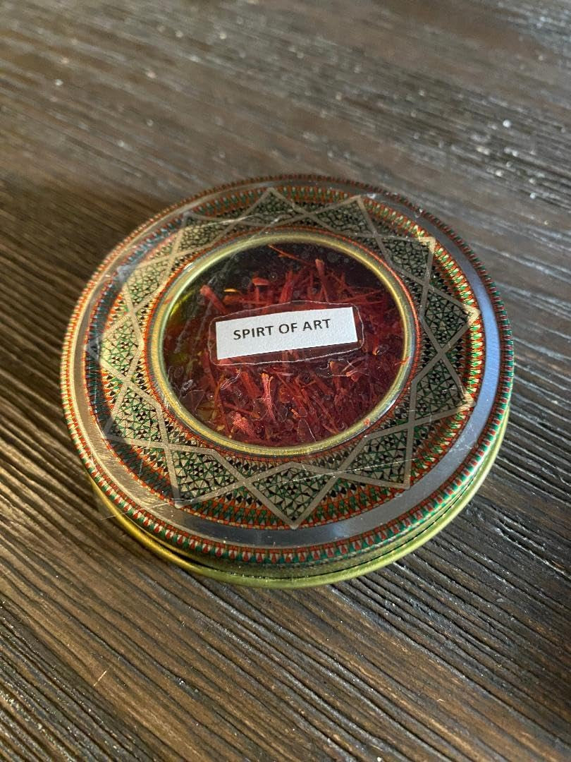 SAFFRON - Minuman Ais Kunyit Untuk Santai Dan Kegembiraan, Rempah Safron Merah Merah Premium Untuk Memasak, (15 Gram | 0.53 Auns)