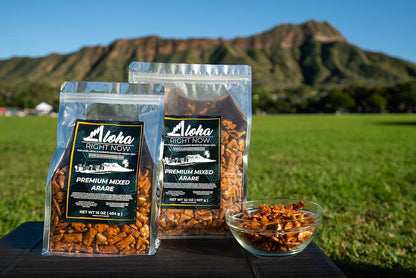 Premium Mixed Arare Rice Crackers Mochi Crunch Japanese Hawaiian Style Asian Snack Mix 1LB 16Oz