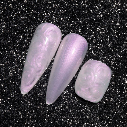 Pearl White Gel Nail Polish Mermaid Shimmer Glitter Drawing Gel Polish Shell Thread UV LED Nail Gel Polish For Home DIY Nail Salon