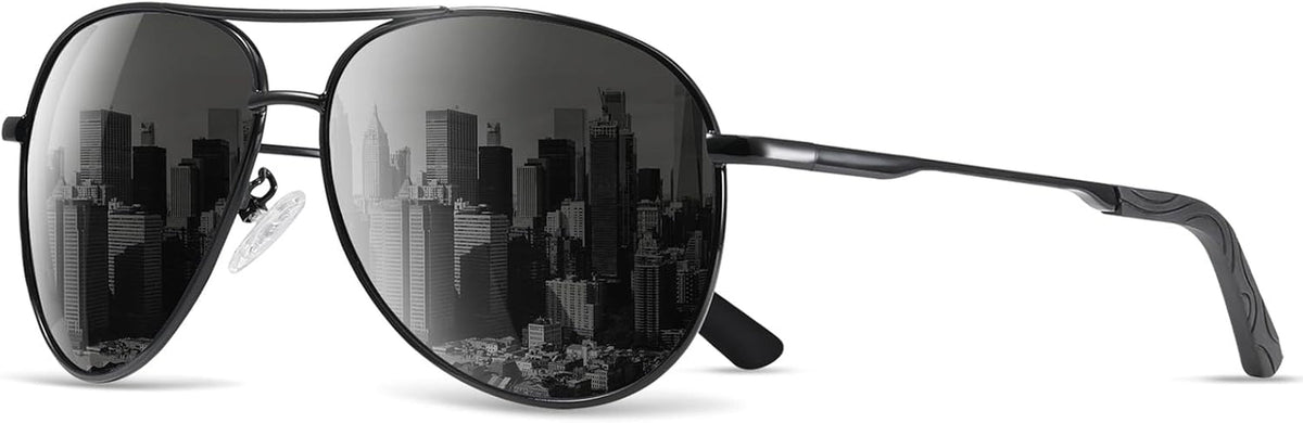 Sunglasses Men Polarized Aviator Sunglasses for Men Women Fishing Driving Sun Glasses Metal Frame UV400 Protection