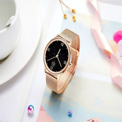 7.3mm Ultra Thin Multifunction Sport Smart Watches for Man Woman 2020 Intelligent Smartwatch Rose Gold Smartwatch Fitness Tracker Bracelet Blood Pressure for Android Ios[<>]