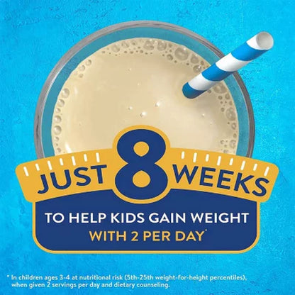 Pediasure Grow and Gain Nutritional Shake with Fiber for Kids, Vanilla, 8 Fl. Oz., 24 Pk.