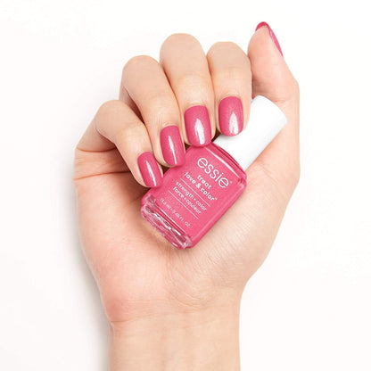 Strength and Color Nail Care Polish, Punch It Up, Full Coverage Pink with Blue Undertones, 0.46 Ounce