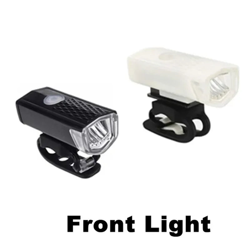 Newest Bike Light USB Rechargeable 300 Lumens Bicycle Lamp Front Headlight Flashlight Bicycle Light Bicycle Accessories