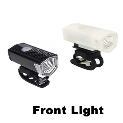 Newest Bike Light USB Rechargeable 300 Lumens Bicycle Lamp Front Headlight Flashlight Bicycle Light Bicycle Accessories